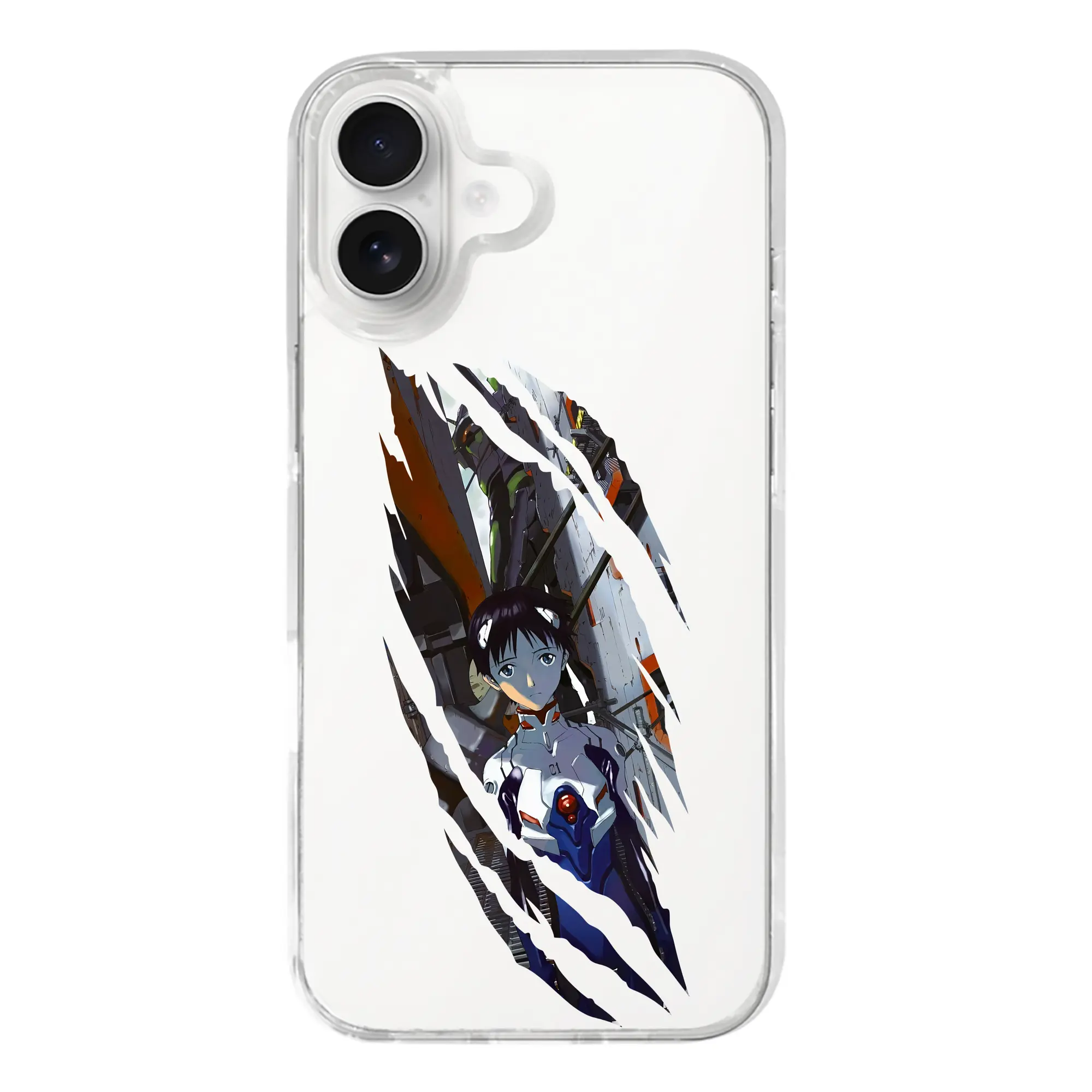 エヴァンゲリオン グッズ,碇シンジ - iPhone 17シリーズ 透明スマホケース – 薄型・耐衝撃・精密フィット保護カバー